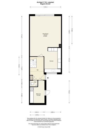 Floorplan - Archipel 17 23, 8224 GJ Lelystad
