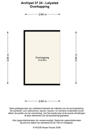 Floorplan - Archipel 37 24, 8224 HN Lelystad
