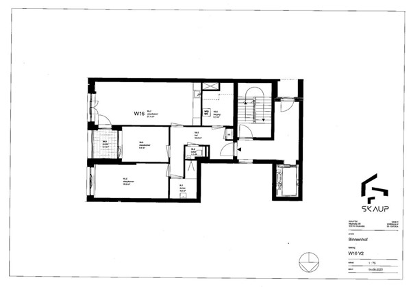 Plattegrond - appartement 2e verdieping Bouwnummer 16, 8224 Lelystad 