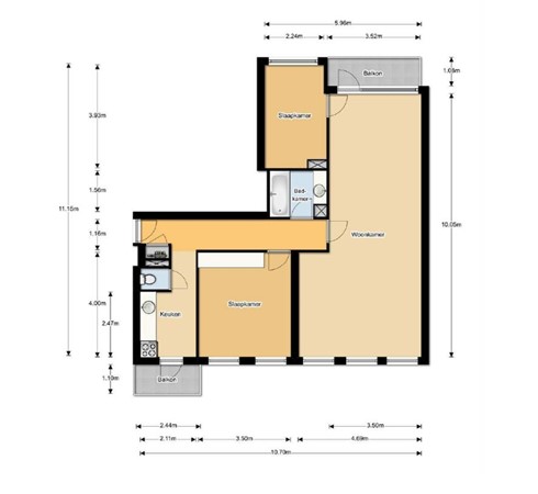 Medium property photo - Van Nijenrodeweg 390, 1082 HG Amsterdam