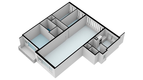 Floorplan - Tobias Asserlaan 345, 1111 JZ Diemen