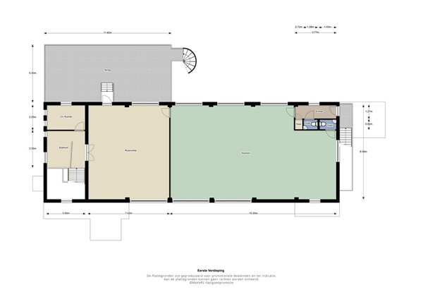 Floorplan - Heerlenseweg 143, 6371 HR Landgraaf