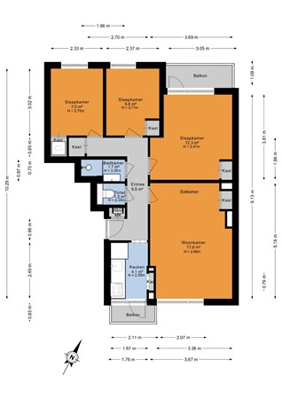 Admiraal de Ruyterweg, 3031 AA Rotterdam - Appartement - 2D.jpg