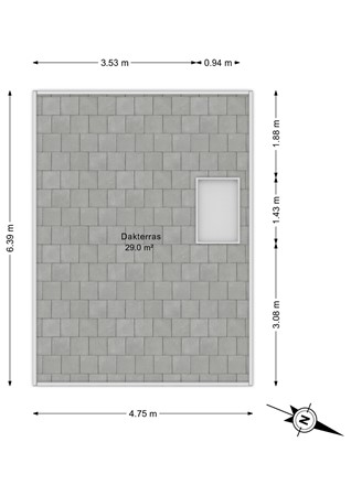 Pannekoekstraat 93B, 3011 LD Rotterdam - Dakterras - 2D.jpg