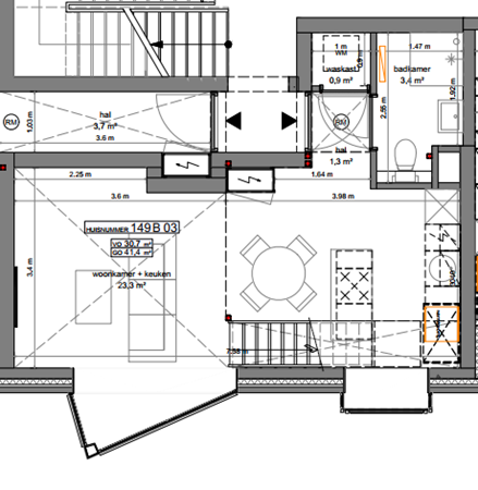 Van Speykstraat 149B03, 3014 VJ Rotterdam - 149-B03.PNG