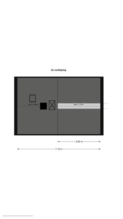 Floorplan - Beursweg 12, 1271 BT Huizen