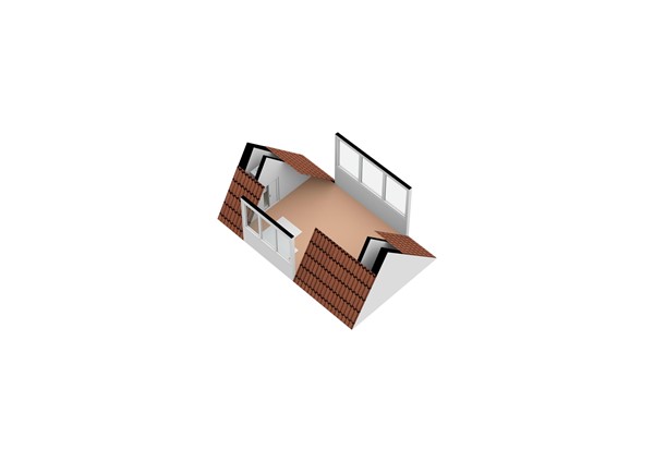 Floorplan - Merelstraat 80, 1223 NV Hilversum