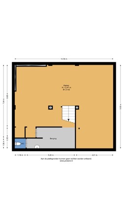 Floorplan - Veerplein 27, 1404 DA Bussum