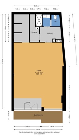 Floorplan - Veerplein 29, 1404 DA Bussum