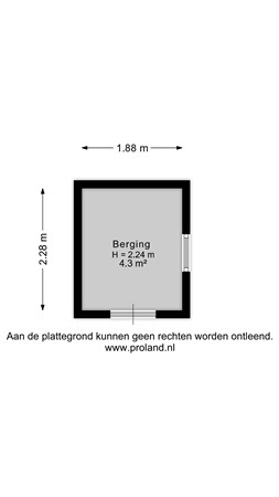 Floorplan - 3e Oosterstraat 11, 1211 LL Hilversum