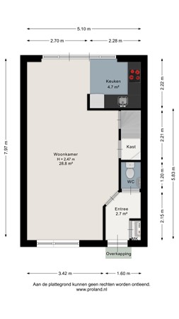 Floorplan - Hondsdraf 57, 8255 KC Swifterbant