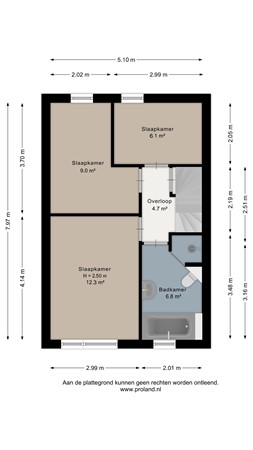 Floorplan - Hondsdraf 57, 8255 KC Swifterbant