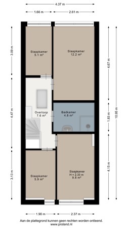 Floorplan - Frans Halslaan 3I, 1231 BA Loosdrecht