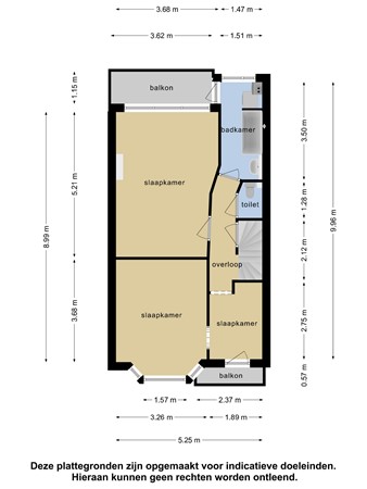 Floorplan - Van Ostadelaan 49, 3117 XJ Schiedam