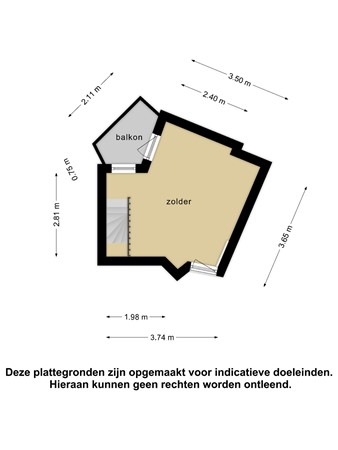 Floorplan - Virulyplein 5-03, 3022 ZG Rotterdam