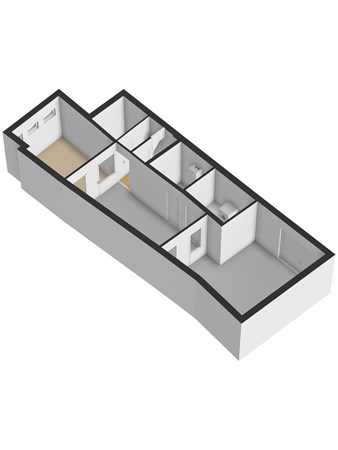 Floorplan - Westvest 12, 3111 BV Schiedam