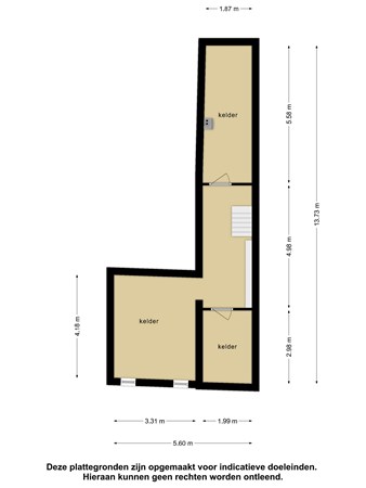 Floorplan - Burgemeester Meineszlaan 101B, 3022 BE Rotterdam