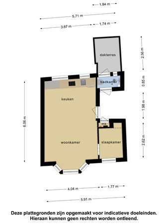 Floorplan - Noordmolenstraat 2B01, 3035 RJ Rotterdam