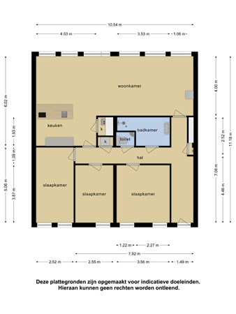 Floorplan - Nijverheidstraat 152, 3071 GK Rotterdam