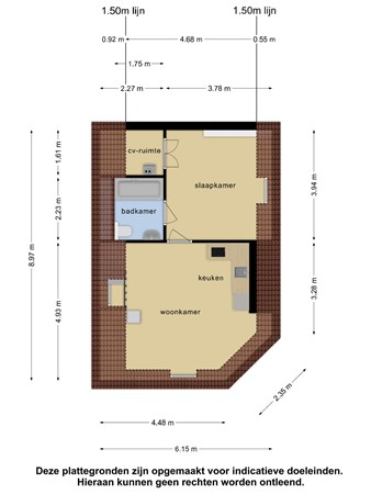 Floorplan - Noordmolenstraat 82-02, 3035 RM Rotterdam