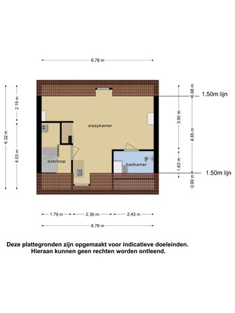 Floorplan - Jacob Catsstraat 86B02, 3035 PS Rotterdam