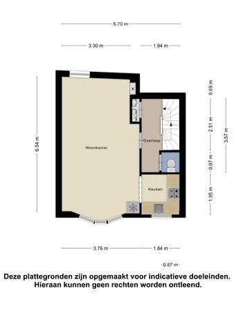 Floorplan - Weizichtstraat 3A, 3022 MV Rotterdam