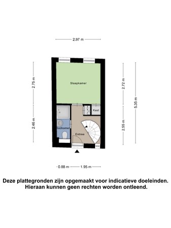 Floorplan - Lange Haven 22B, 3111 CG Schiedam