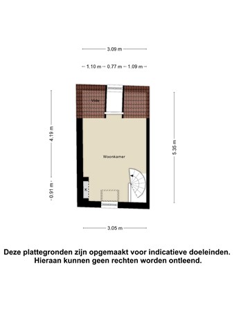 Floorplan - Lange Haven 22B, 3111 CG Schiedam