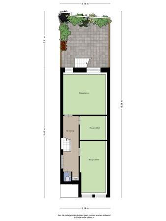Floorplan - Blommersdijkselaan 30B, 3036 ND Rotterdam