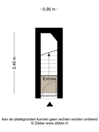 Floorplan - Bergselaan 384D, 3038 CT Rotterdam