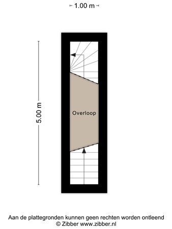 Floorplan - Bergselaan 384D, 3038 CT Rotterdam