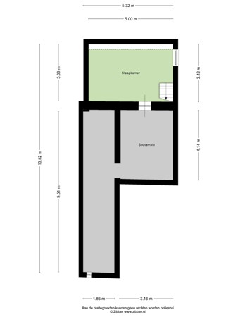 Floorplan - Burgemeester Meineszlaan 99, 3022 BE Rotterdam