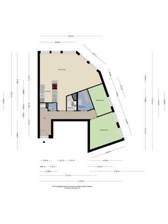 Floorplan - Nijverheidstraat 144, 3071 GK Rotterdam