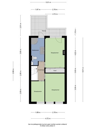 Floorplan - Edisonstraat 20B, 3112 LV Schiedam