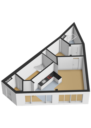 Timorstraat 134, 2022 RK Haarlem - Begane grond - 3D.png