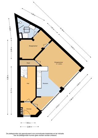 Timorstraat 134, 2022 RK Haarlem - Begane grond - 2D.jpg