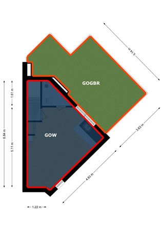 Timorstraat 134, 2022 RK Haarlem - Tweede verdieping - markings.jpg