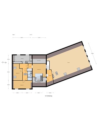 Floorplan - Havendijk 23, 4153 AW Beesd