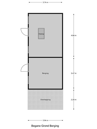 Floorplan - Lingedijk 92, 4152 EC Rhenoy