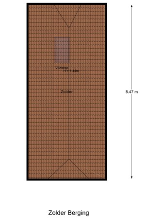 Floorplan - Lingedijk 92, 4152 EC Rhenoy