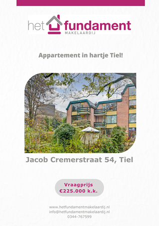 Brochure preview - Brochure  Jacob Cremerstraat 54, Tiel.pdf