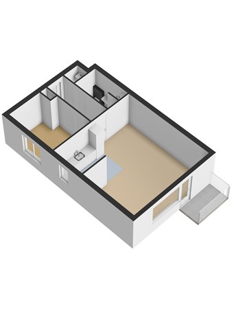 Floorplan - Jacob Cremerstraat 54, 4001 XM Tiel