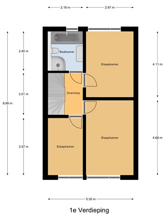 Floorplan - Reitensestraat 1, 4174 HG Hellouw