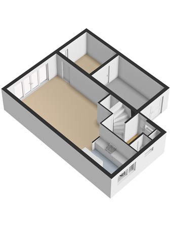 Floorplan - Reitensestraat 1, 4174 HG Hellouw