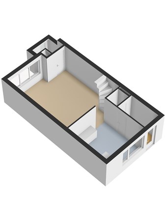 Floorplan - Wadenoijenlaan 427, 4006 AJ Tiel