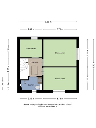 Floorplan - Goossen Janssenstraat 28, 4061 AJ Ophemert