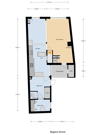 Floorplan - Lingedijk 95, 4151 CM Acquoy