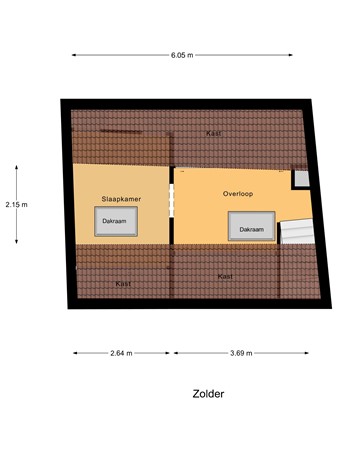 Floorplan - Lingedijk 95, 4151 CM Acquoy