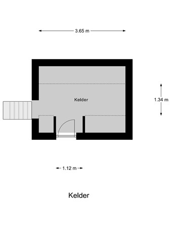 Floorplan - Lingedijk 95, 4151 CM Acquoy