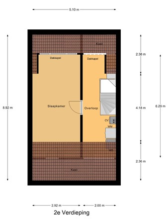 Floorplan - De Henich 21, 4014 NP Wadenoijen